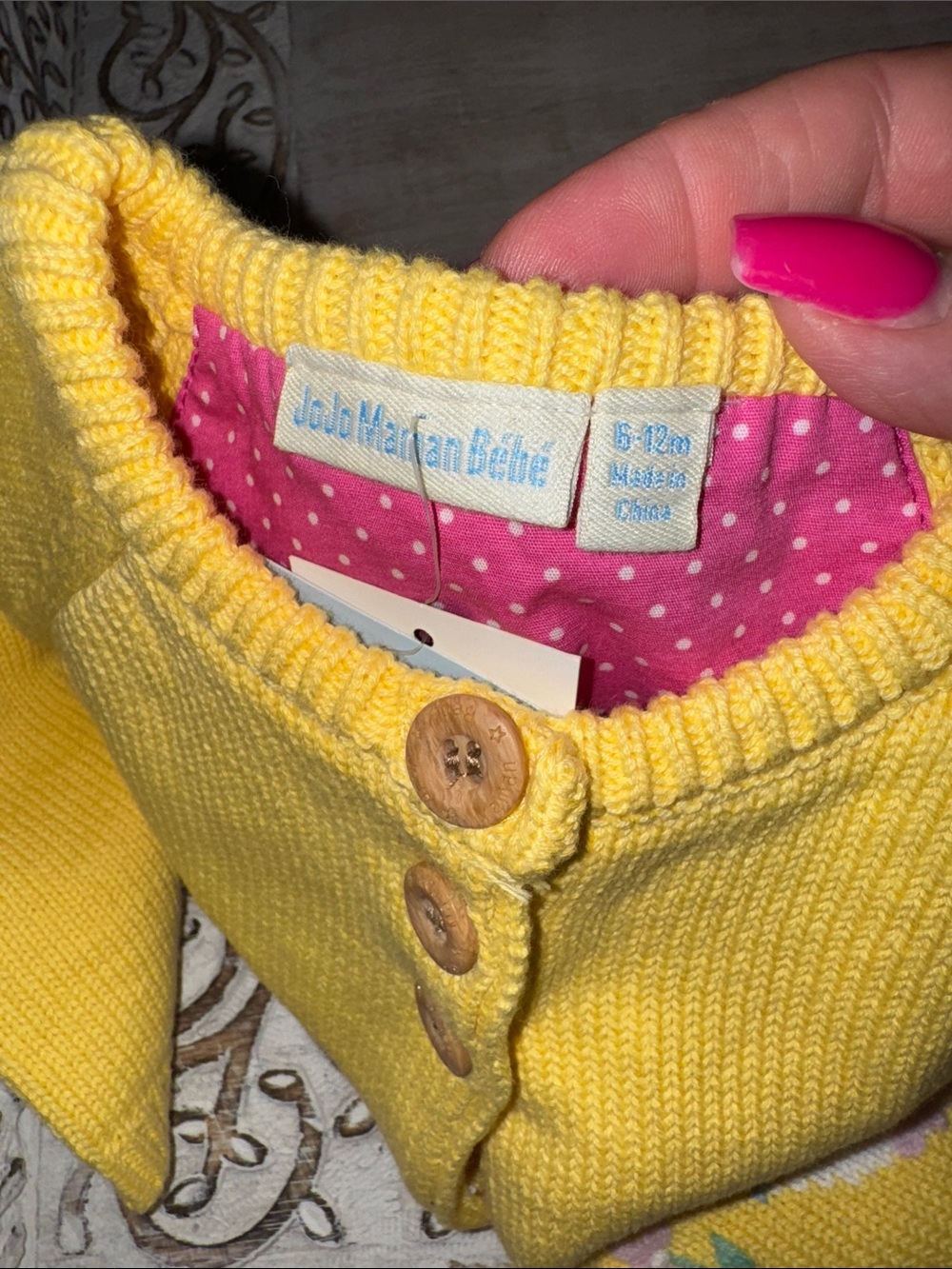 JoJo Maman Bébé Yellow Bird Embroidered Kids Matching Set - Picture 15 of 15